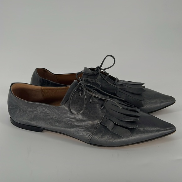 POMME D'OR Ingrid Slipper in Gray Leather Size 38 - Picture 5 of 13